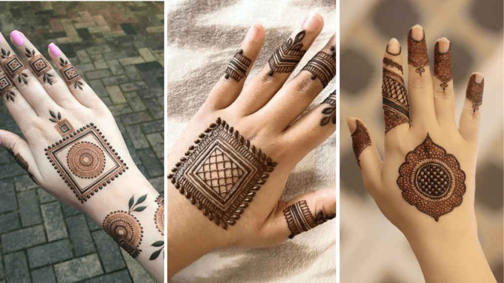 Pakistani Tikki Mehndi Design