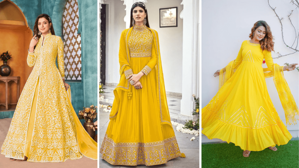 Haldi Dress Girl