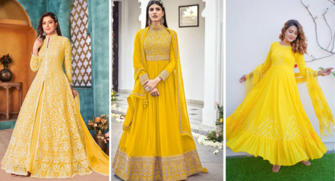 Haldi Dress Girl
