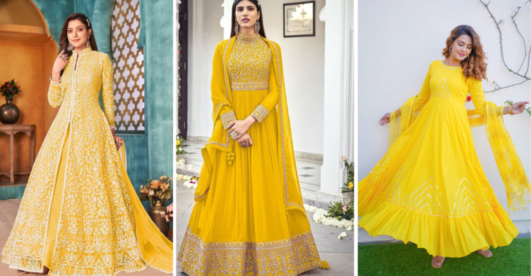 Haldi Dress Girl