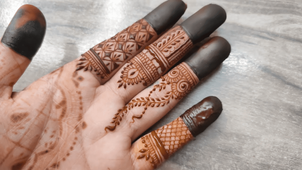 Back Full Hand Bridal Mehndi