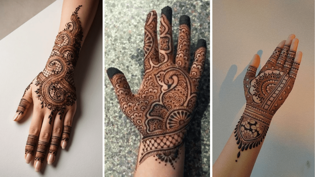 Front Simple Mehndi