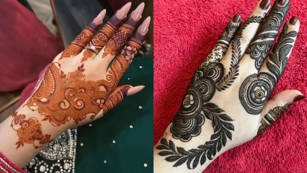 Stylish Back Hand Mehndi
