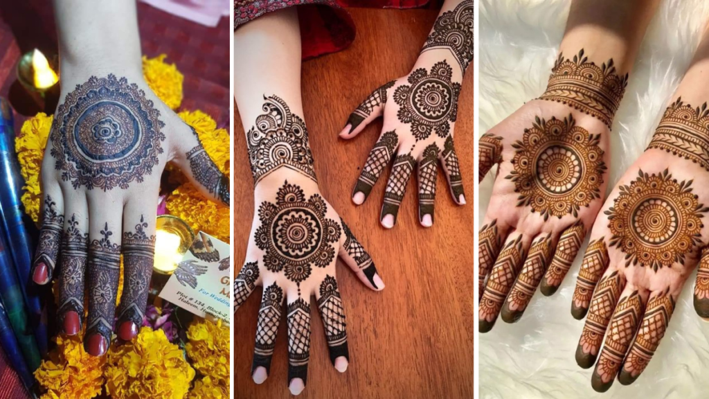 Stylish Khafif Mehndi Design