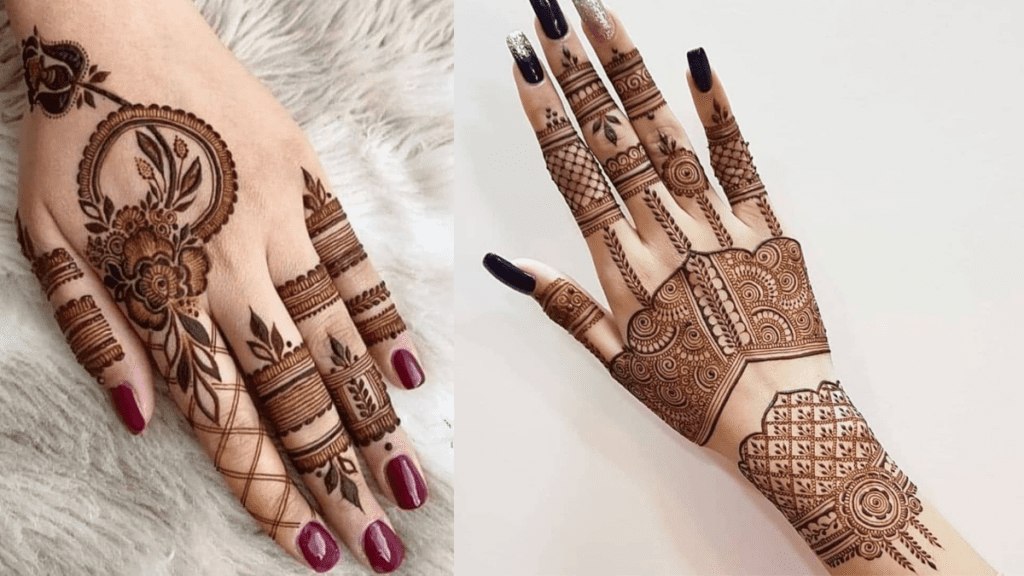 Short Mehndi Design