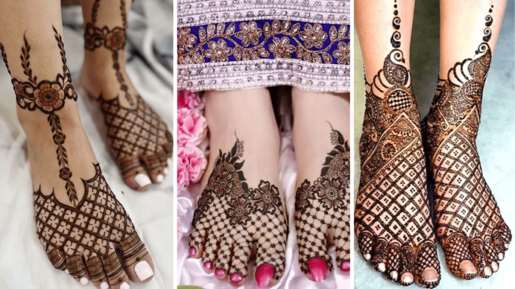 Stylish Foot Mehndi Design