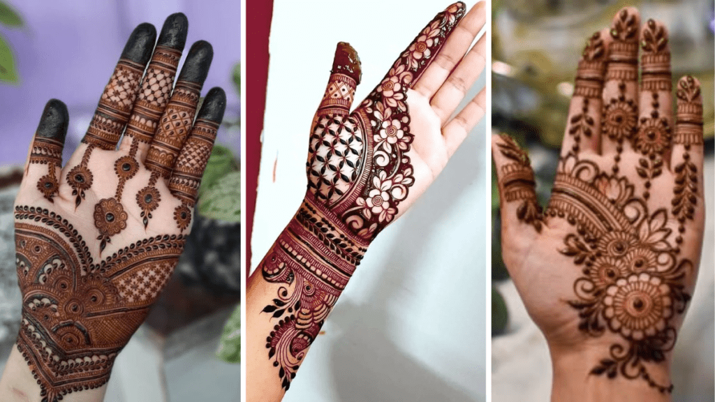 Easy Modern Full Hand Mehndi