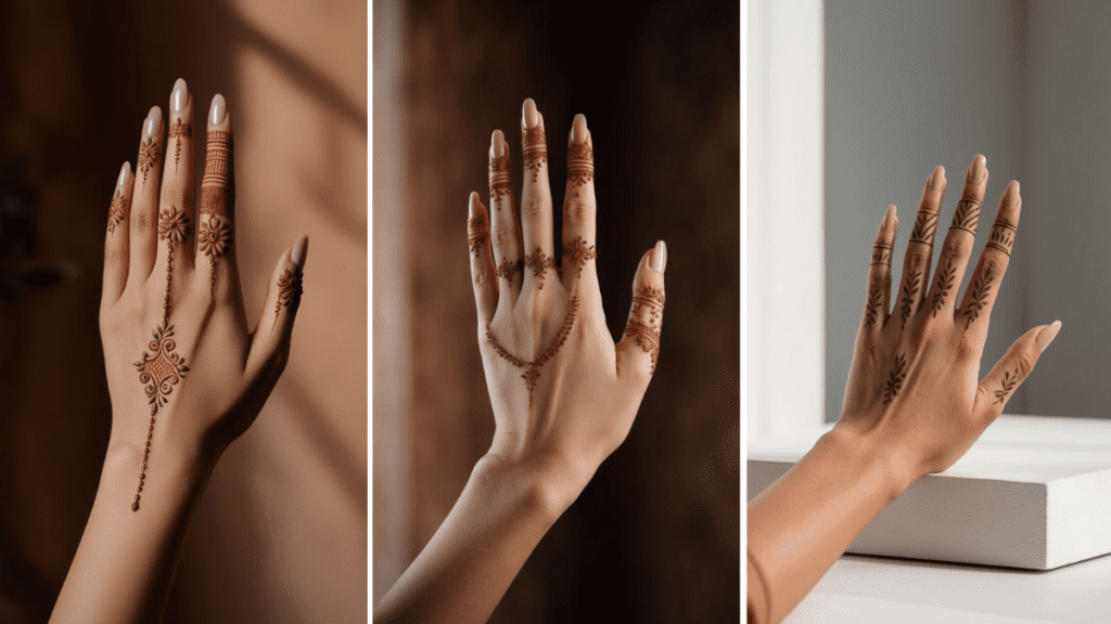 Front Hand Simple Mehndi