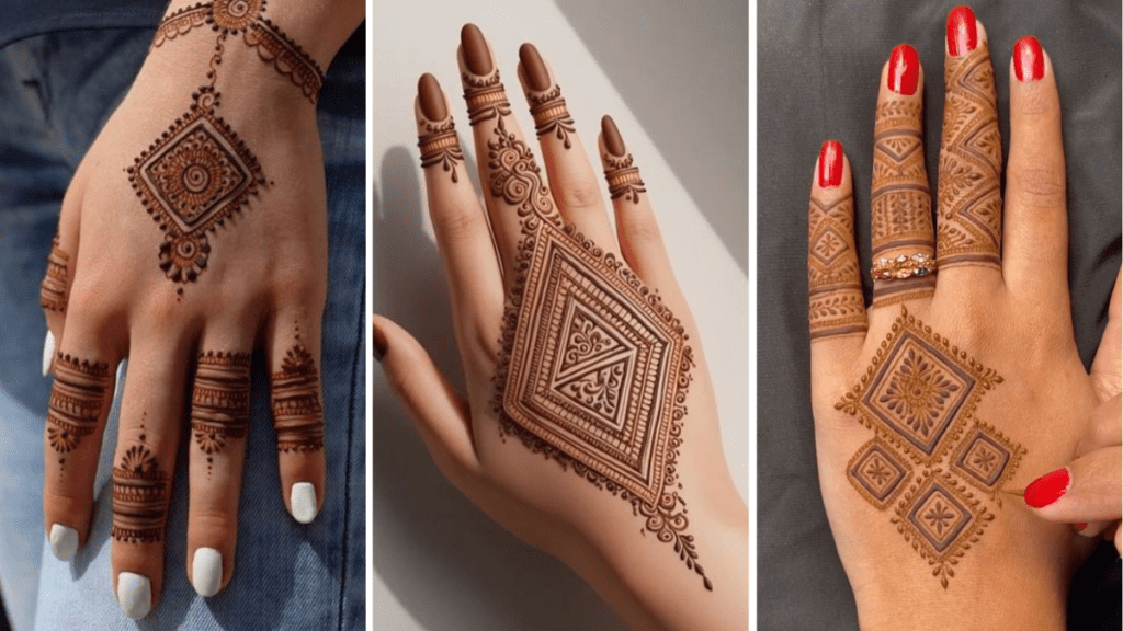 Right Hand Mehndi Design
