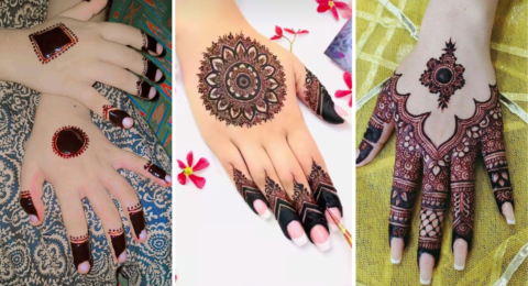 Pakistani Tikki Mehndi Design
