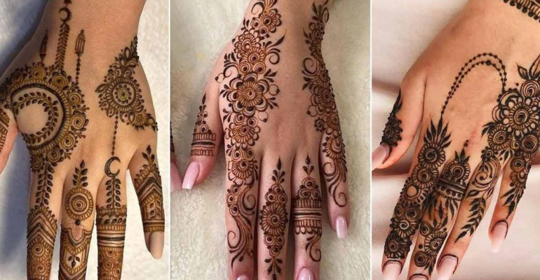 Simple Arabic Mehndi Design