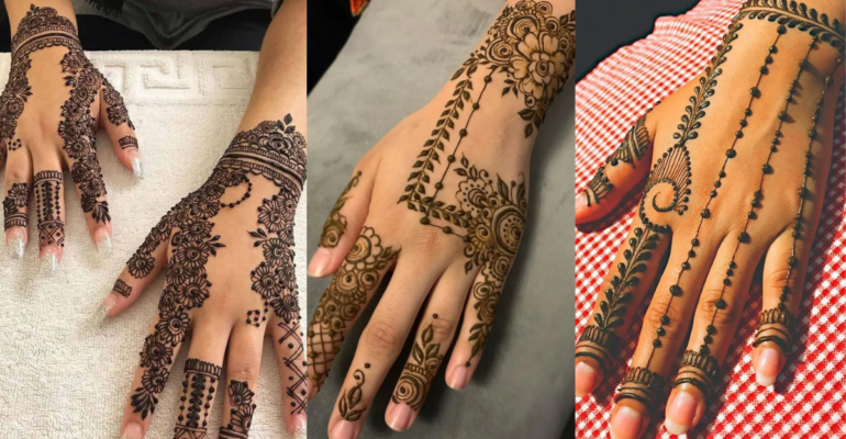 Mehndi Design Back Hand Simple
