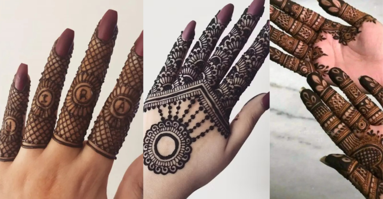 Simple Finger Mehndi Design