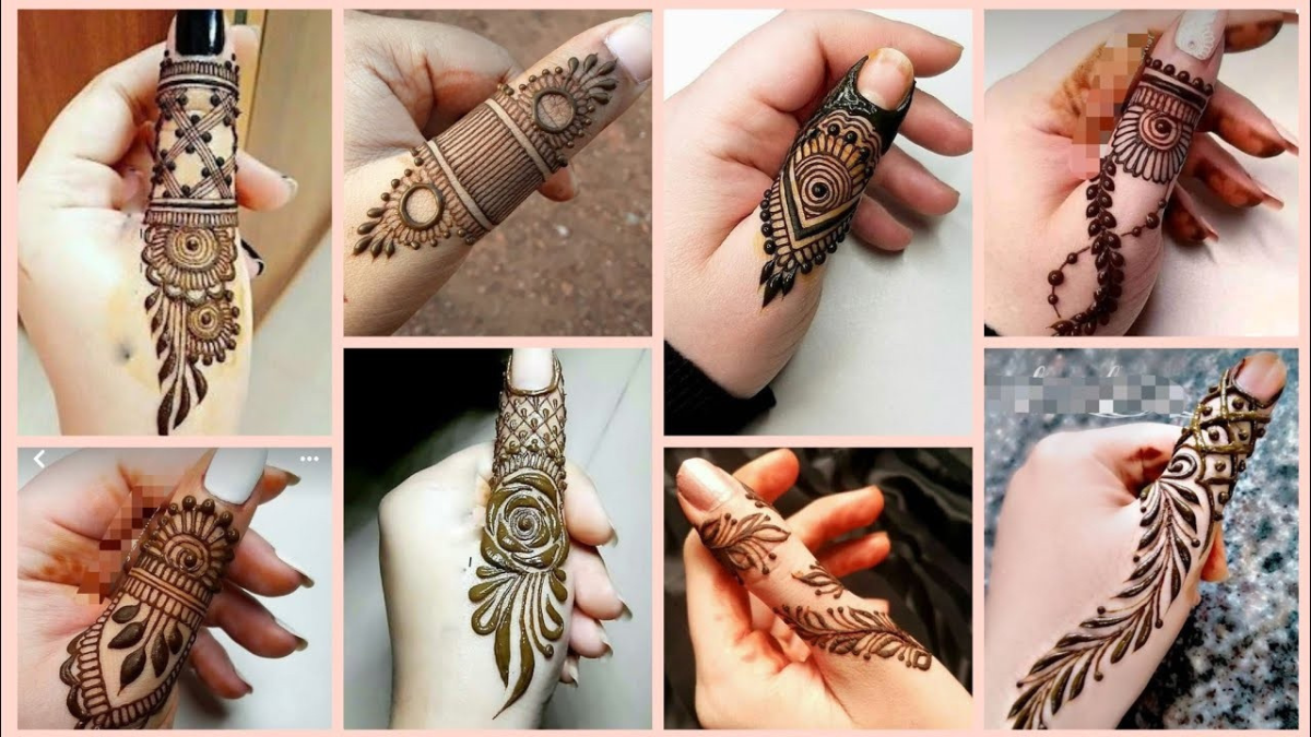 Simple Finger Mehndi Designs
