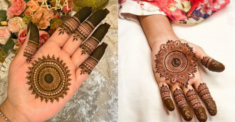 Easy Full Hand Mehndi Design