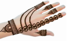 Front Hand Mehndi