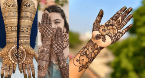 Short Mehndi Designs Front Hand
