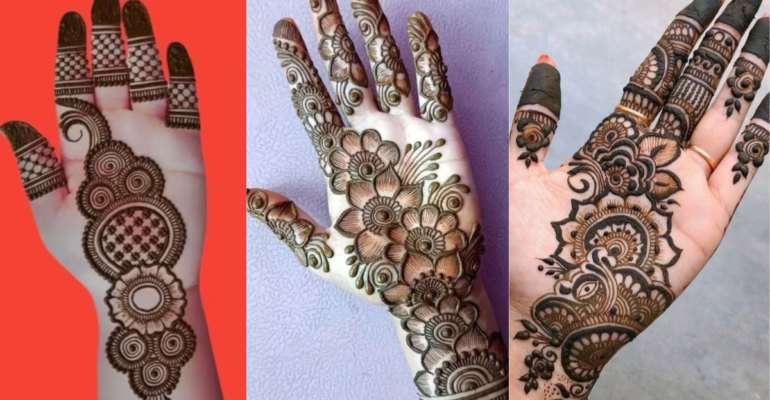 Mehndi Front Hand Design