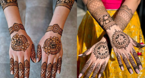 Mehndi Back Hand Design
