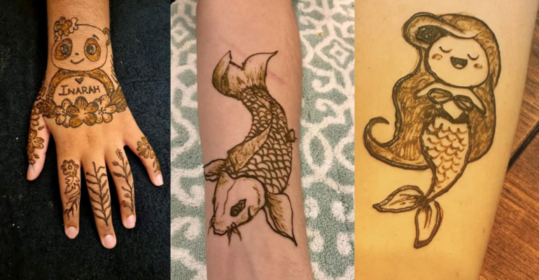 Easy Mehndi Designs for Kids