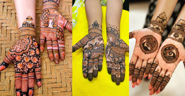 Lotus Mehndi Design