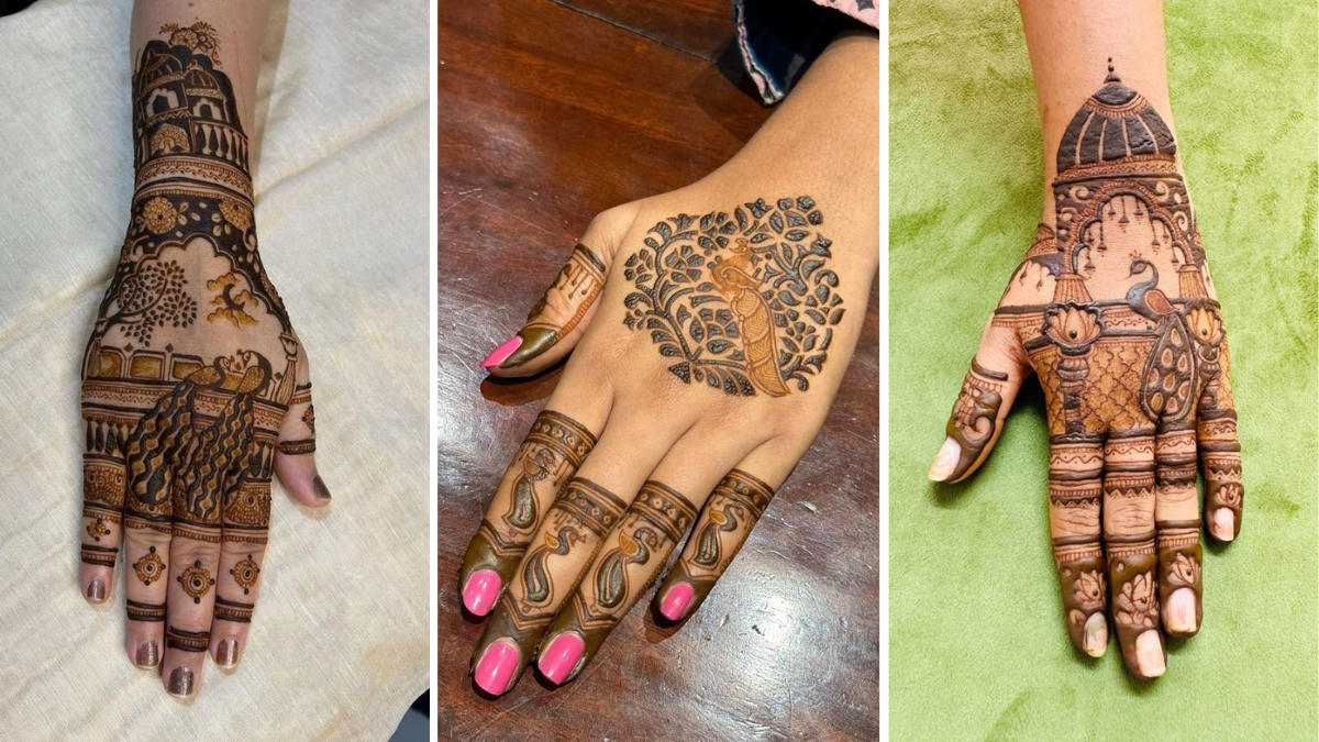 Stylish Back Hand Mehndi Design