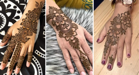 Mehndi Design Back Side