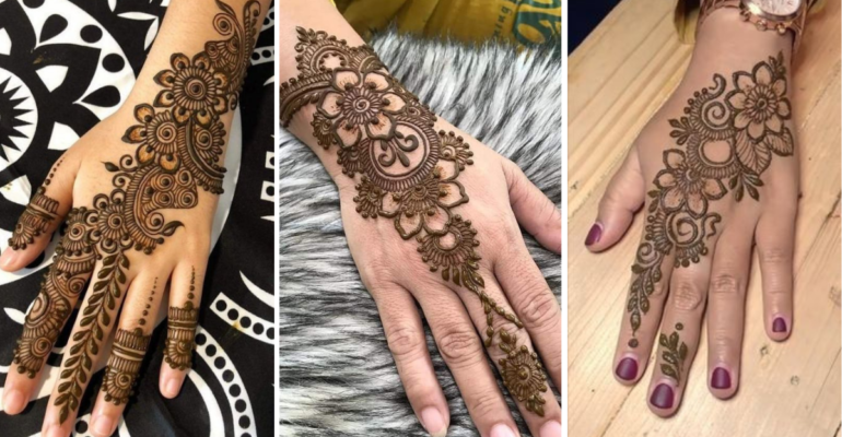 Mehndi Design Back Side