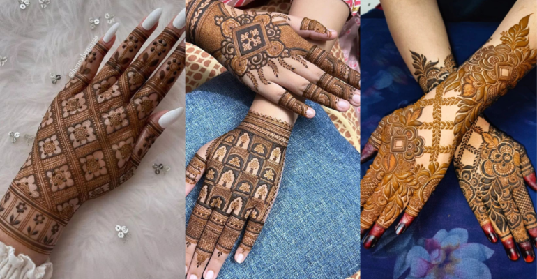 Henna Back Hand Mehndi Design