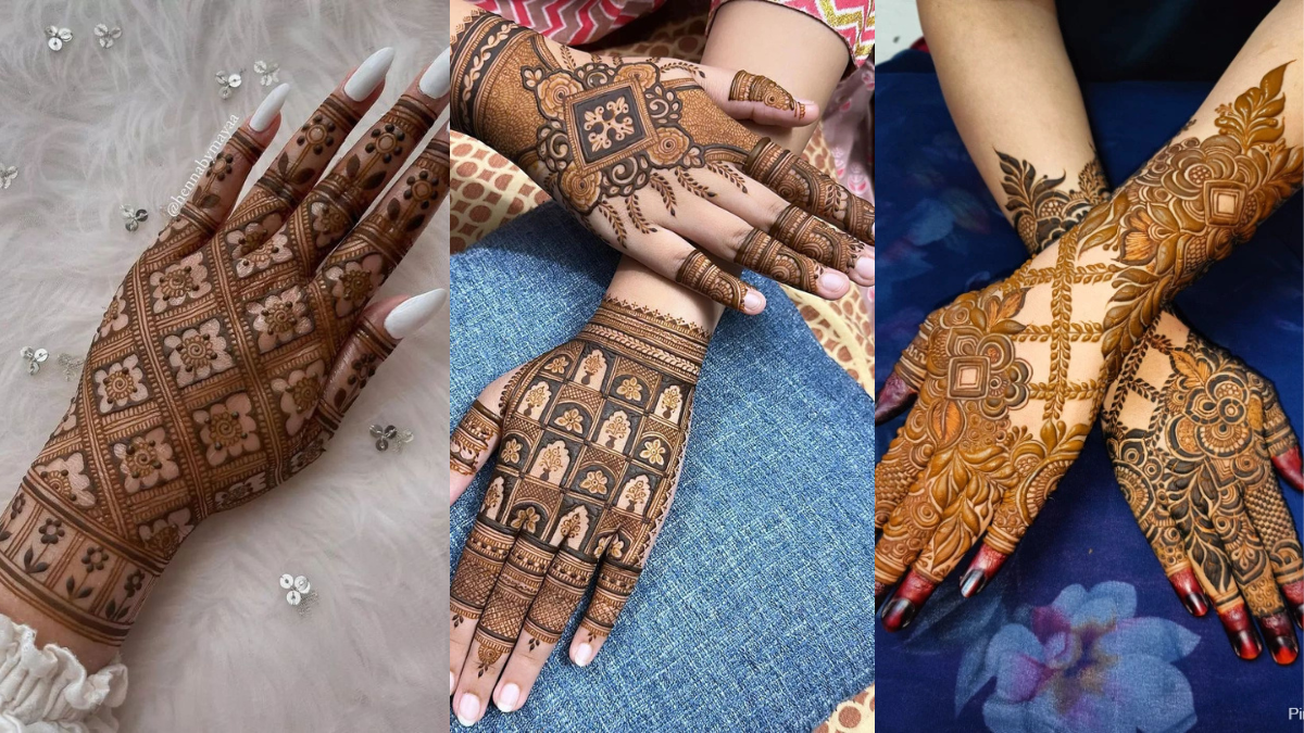 Henna Back Hand Mehndi Design