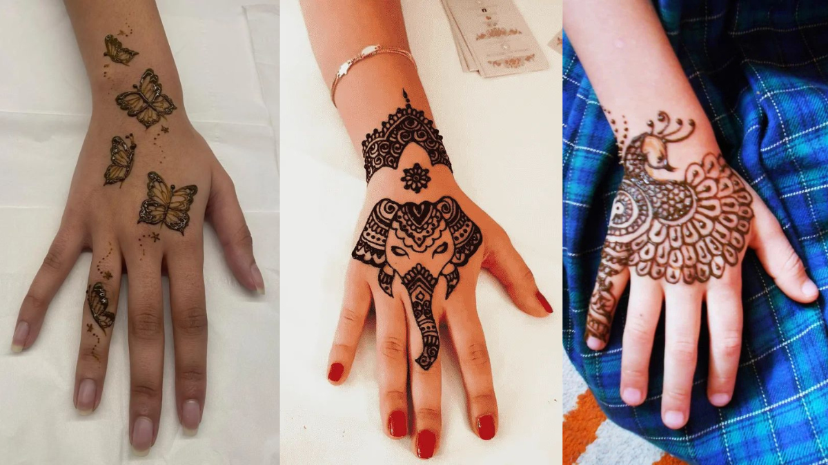 Simple Mehndi Designs for Kids