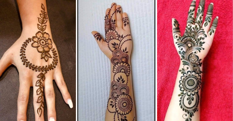 Flower Simple Mehndi Design