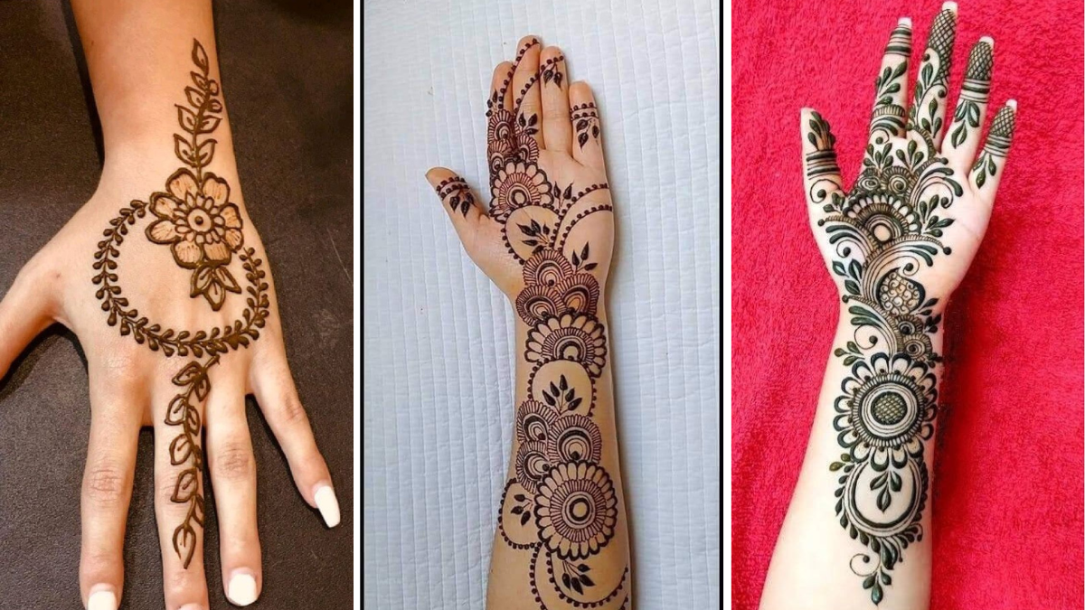Flower Simple Mehndi Design