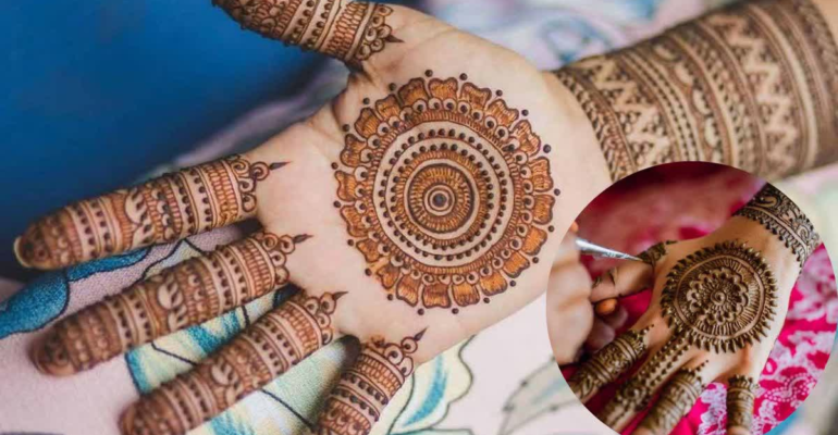 Back Full Hand Bridal Mehndi