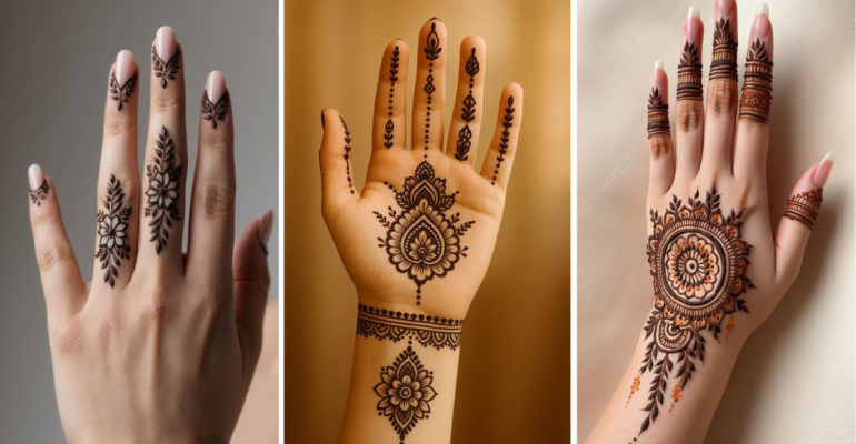 Stylish Finger Mehndi