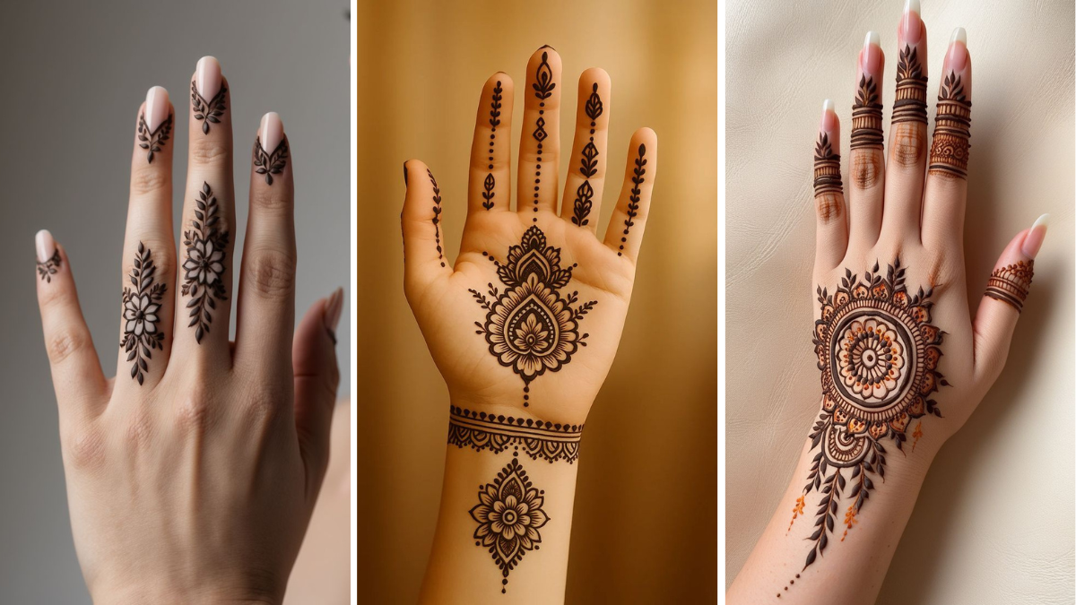 Stylish Finger Mehndi