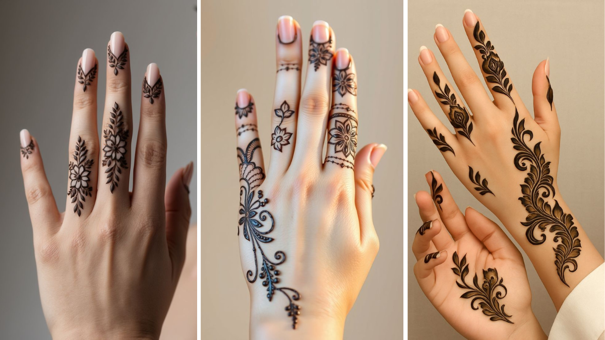 Easy Simple Finger Mehndi