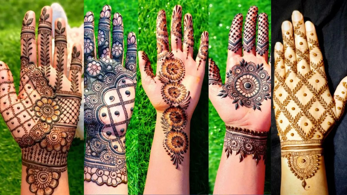 शॉर्ट मेहंदी डिज़ाइन बैक हैंड के लिए 10 सिंपल ट्रेंडी और खूबसूरत पैटर्न आइडियाज!