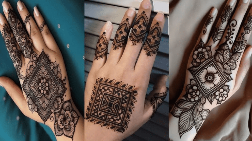 Finger Mehandi Pattern