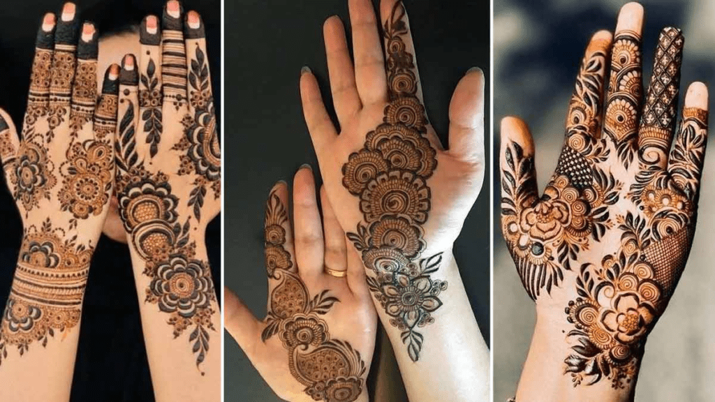 सिंपल बैक साइड मेहंदी डिज़ाइन आसान और खूबसूरत पैटर्न्स से सजाएं अपने हाथों की खूबसूरती!