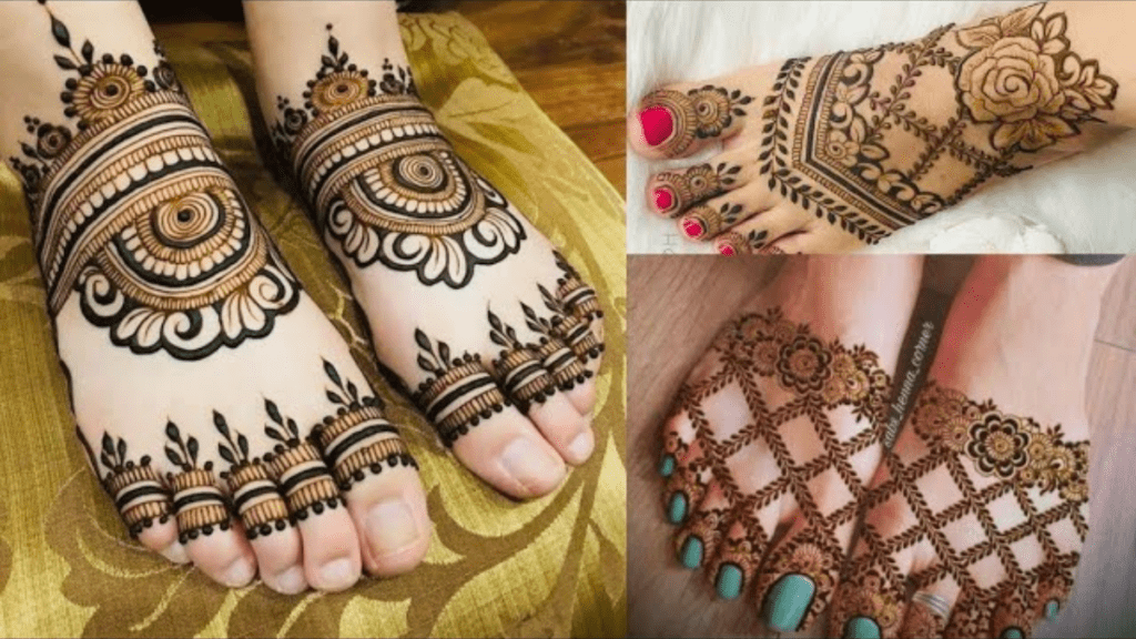 Attractive Foot Mehndi Patterns