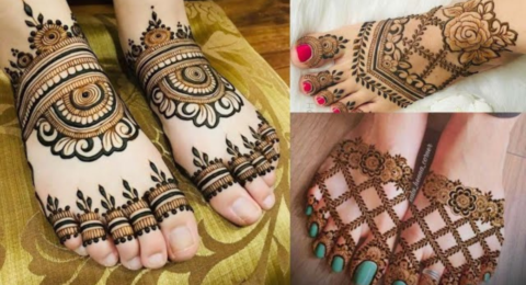 Attractive Foot Mehndi Patterns