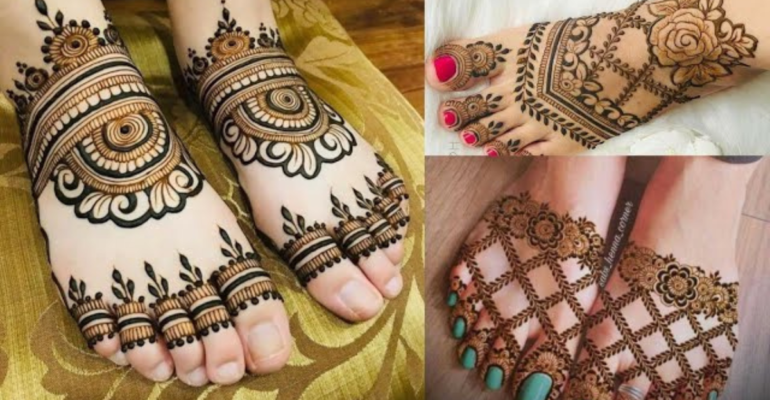 Attractive Foot Mehndi Patterns