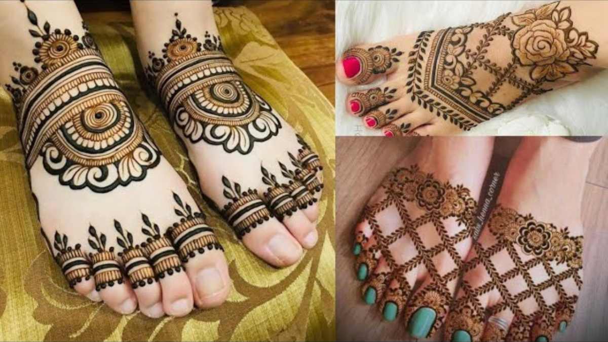 Attractive Foot Mehndi Patterns