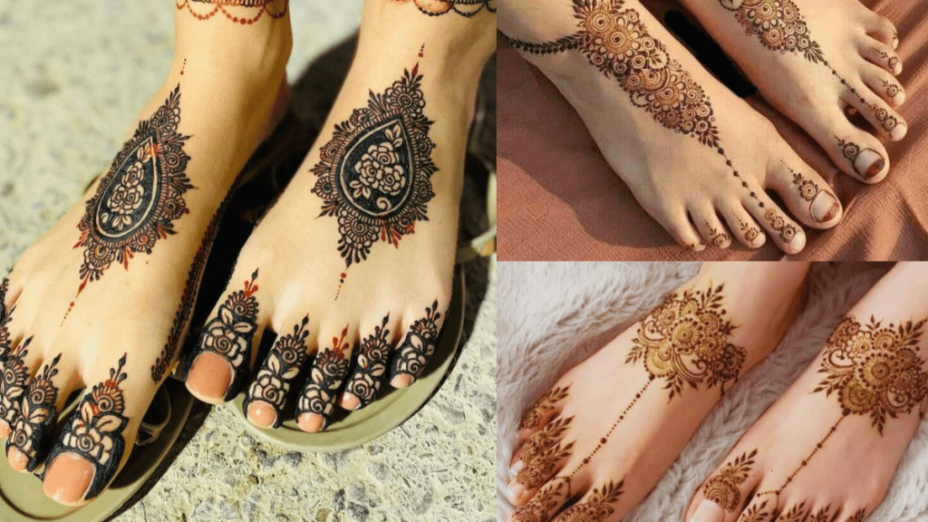 Attractive Foot Mehndi Patterns