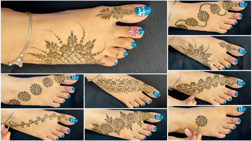 Foot Mehndi Design 2025