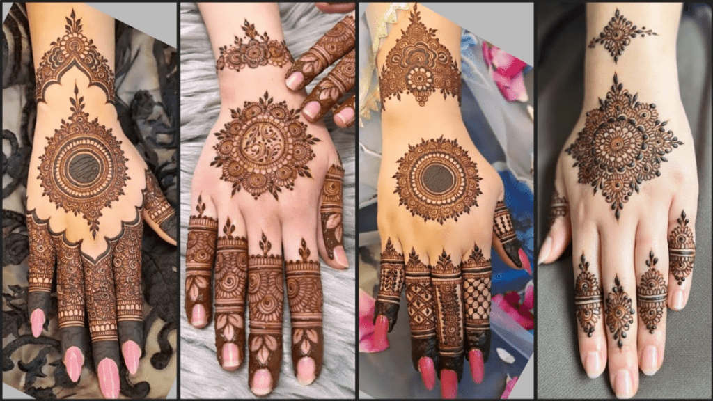 Simple Floral Mehndi Design