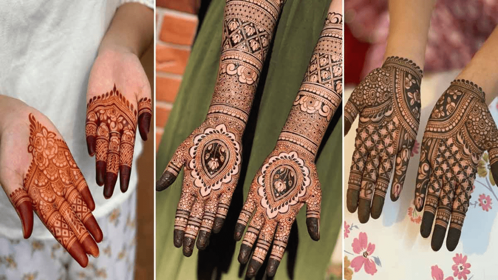 Simple Floral Mehndi Design