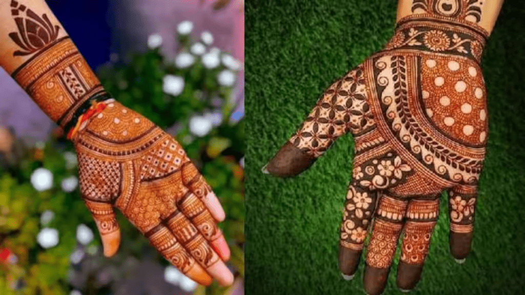 Simple Floral Mehndi Design