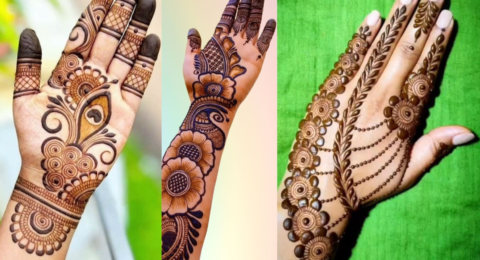 Back Side Mehndi Design
